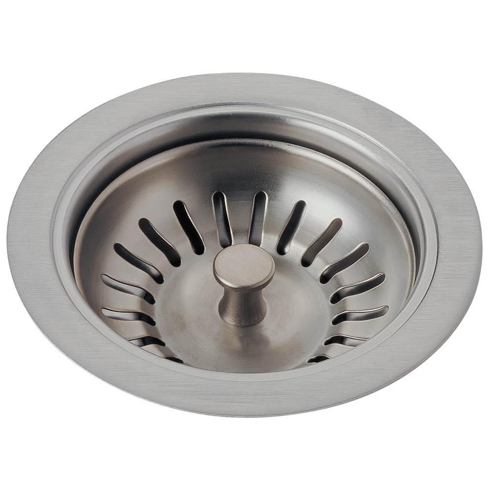 DELTA&reg; 72010-SS Kitchen Sink Flange and Strainer, Brass, Import