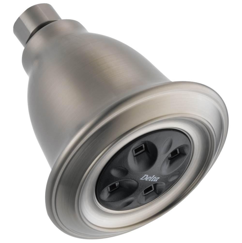 DELTA® RP54752SS Raincan Shower Head, 1.50 gpm, 1-Spray, 3-3/4 in H x 3-7/8 in W Head, Stainless