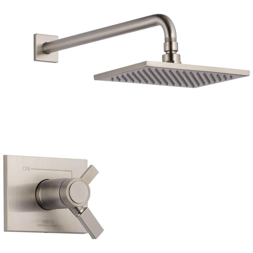 DELTA® 17T Series Vero® T17T253-SS Shower Trim, Brass, Stainless Steel, 1-Handle -Handle, 2.5 gpm
