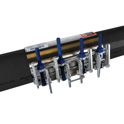 12x24 inch Quick-Cam® Repair Clamp with Single Band 13.65 - 14.42 OD Range