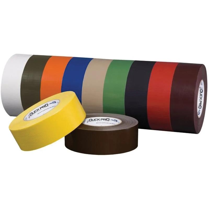 DUCK® PC009 General-Purpose Duct Tape, 9 mil Thick, 1.88 in W, 60.1 yd L, Black, Rubber Adhesive
