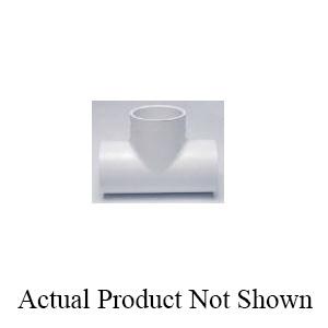 TIGRE Dura 401-015 Pipe Tee, 1-1/2 in Slip x 1-1/2 in Slip x 1-1/2 in Slip, PVC, White, SCH 40