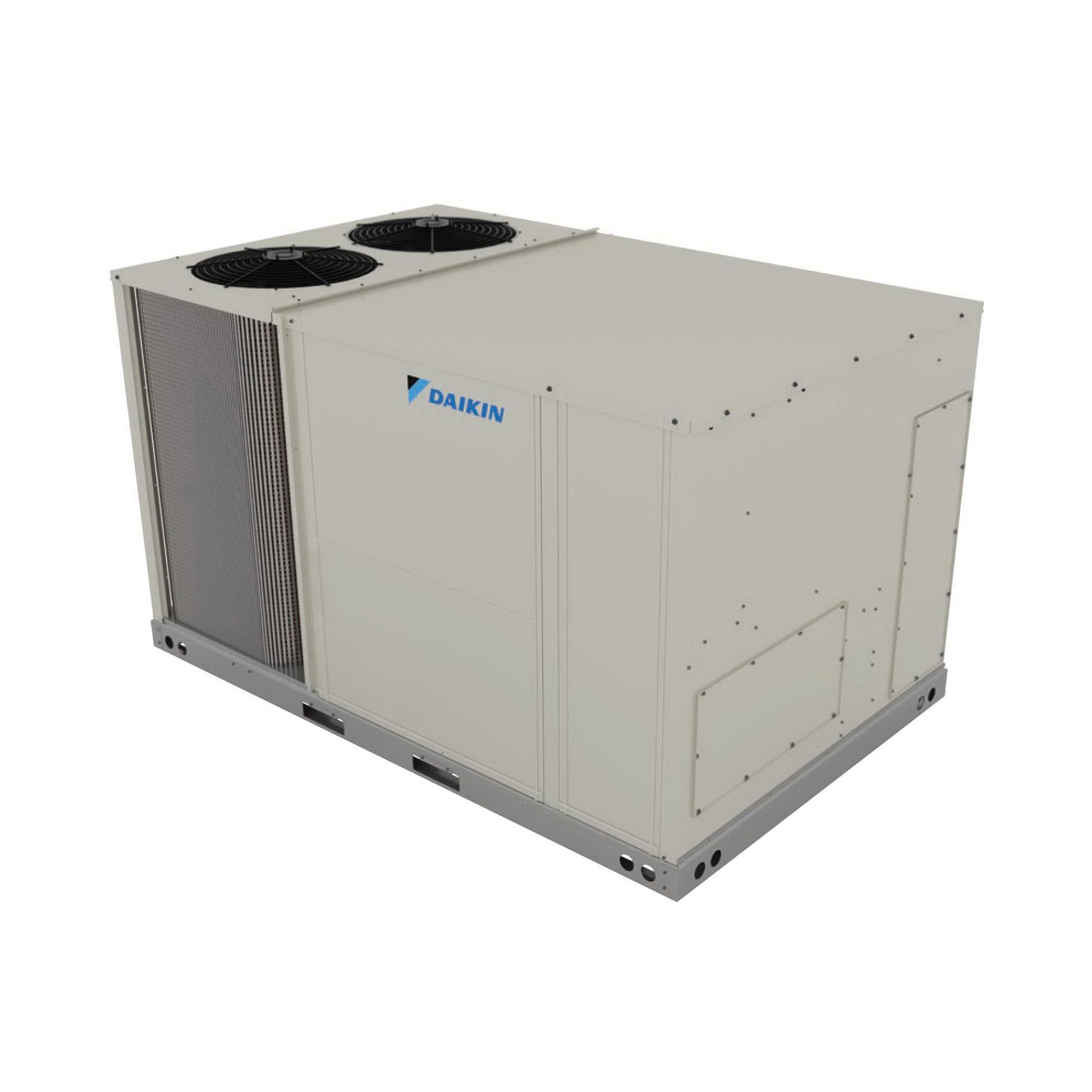 DAIKIN DBH1203V000001S Packaged Rooftop Heat Pump Unit, 10 ton Nominal, 208/230 VAC, 15.9 A, 2850 cfm