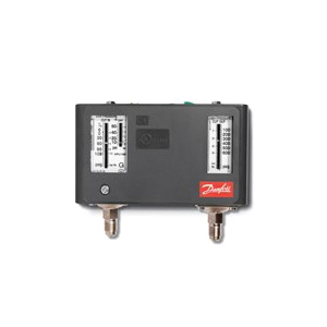 Danfoss KPU-15B 060-5250 Dual Pressure Switch, 24 VAC, 1/4 in Connection, Female Flare Nut Connection