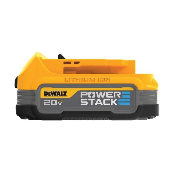 DeWALT® POWERSTACK™ DCBP034-2 Compact Battery, 20 V, 1.7 Ah Battery Capacity, Lithium-Ion Battery Chemistry, 2-Battery