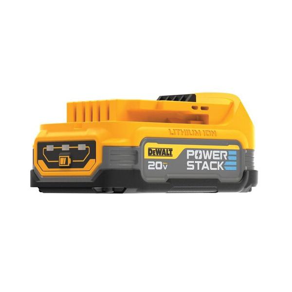 DeWALT® POWERSTACK™ DCBP034-2 Compact Battery, 20 V, 1.7 Ah Battery Capacity, Lithium-Ion Battery Chemistry, 2-Battery