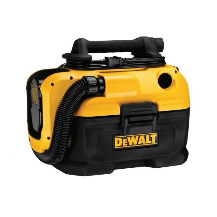 DeWALT® DCV581H Corded/Cordless Wet/Dry Vacuum, 18/20 V Power Supply, 2 gal Vacuum, HEPA Filtration, 31 cfm Air Flow