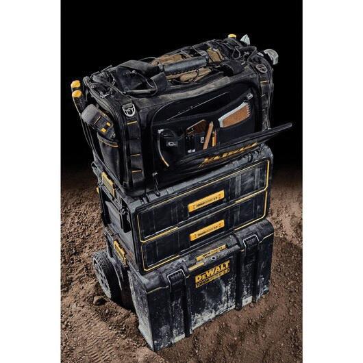 DeWALT® ToughSystem® 2.0 DWST08350 Jobsite Tool Bag, 15 in W, 13-1/8 in H, 50-Pocket, Ergonomic Handle thumbnail 4