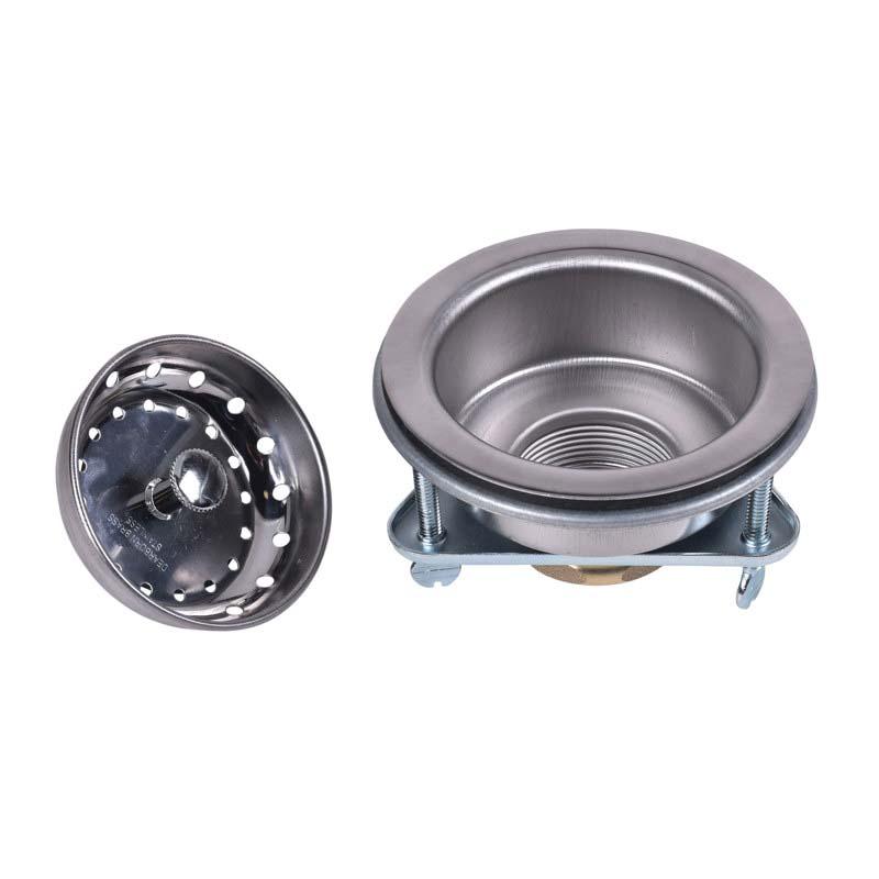 Dearborn® 3BN Sink Basket Strainer, 1-1/2-11.5 Nominal, NPSM, Stainless Steel, Chrome-Plated thumbnail 2