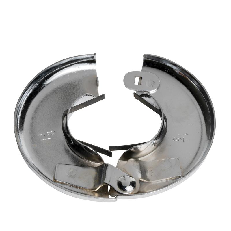 Dearborn® 5343H Heavy Gauge Floor and Ceiling Plate, C, Fits Pipe Size: 1-1/4 in, Steel, Chrome