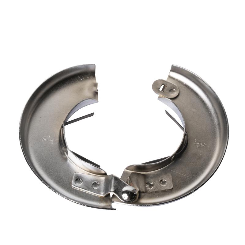 Dearborn® 5344H Heavy Gauge Floor and Ceiling Plate, C, Fits Pipe Size: 1-1/2 in, Steel, Chrome thumbnail 2