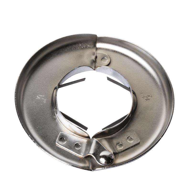 Dearborn® 5344H Heavy Gauge Floor and Ceiling Plate, C, Fits Pipe Size: 1-1/2 in, Steel, Chrome thumbnail 4