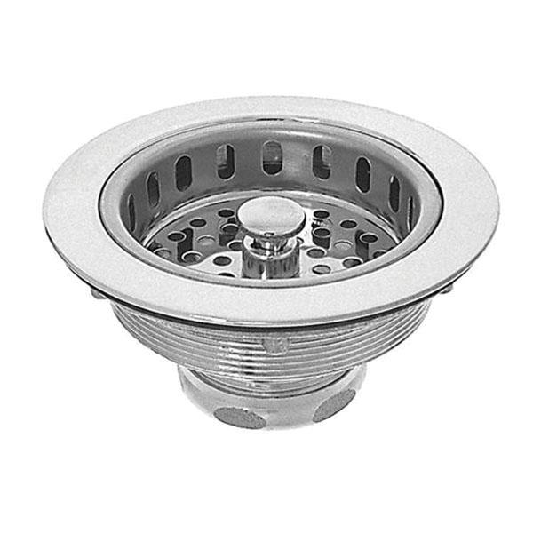 Oatey® 816 Sink Basket Strainer, 1-1/2-11.5 Nominal, NPSM, Brass, Chrome-Plated