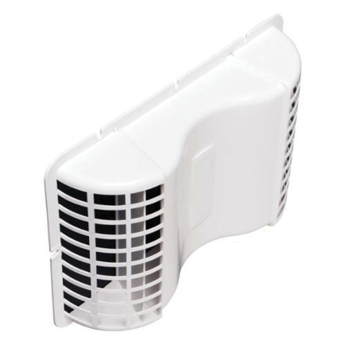Deflect-o&reg; EVE/6 Soffit Plastic Undereve&reg; Dryer Vent, 10-1/8 inch L x 7 inch W x 2-1/4 inch H, White