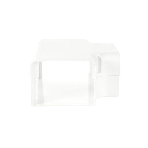 DiversiTech&reg; SpeediChannel&trade; 230-TJ4W T-Joint, For Use With: SpeediChannel&trade; Systems, PVC, White, 6 in W, 8 in H