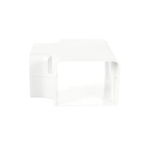DiversiTech&reg; SpeediChannel&trade; 230-TJ4W T-Joint, For Use With: SpeediChannel&trade; Systems, PVC, White, 6 in W, 8 in H