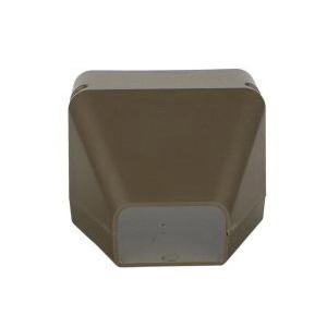 DiversiTech® SpeediChannel™ 230-DE4B Duct End, PVC, Brown, 4.72 in L, 4.14 in W thumbnail 2