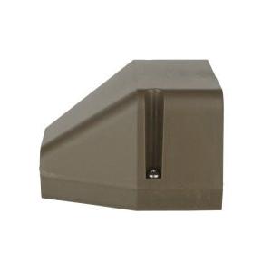 DiversiTech® SpeediChannel™ 230-DE4B Duct End, PVC, Brown, 4.72 in L, 4.14 in W thumbnail 3