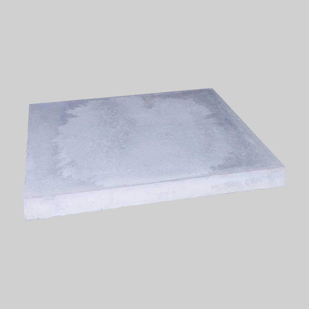 DiversiTech® CladLite® 3636-3 Equipment Pad, 36 in L, 36 in W, 3 in H, Concrete/Foam/Steel, Gray