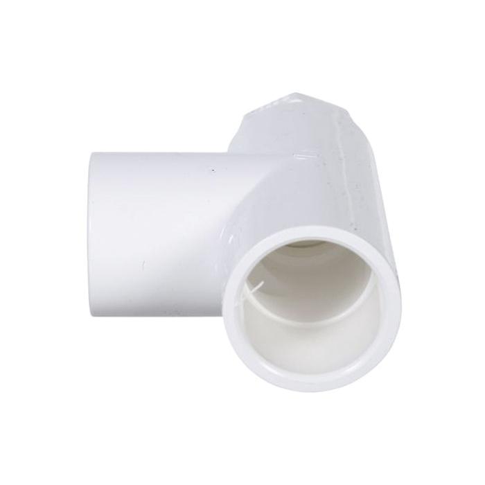 DiversiTech® 510-3400 Cleanout Tee, 3/4 in Female Threaded x 3/4 in Hub x 3/4 in Hub, PVC, White, SCH 40