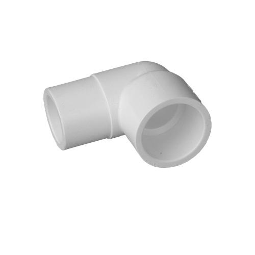 DiversiTech&reg; 5-417007 45 deg Elbow, 3/4 in Slip x 3/4 in Slip, PVC, White, SCH 40