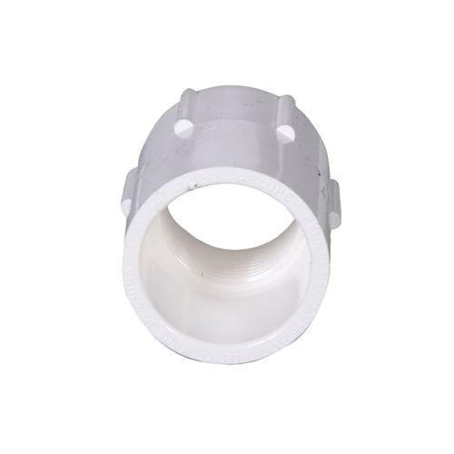 DiversiTech® 5-435007 Pipe Adapter, 3/4 in Slip x 3/4 in FIPT, White, SCH 40