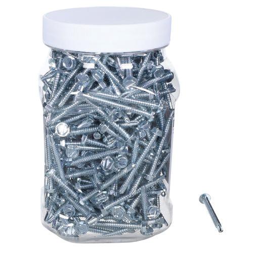 DiversiTech&reg; 5-SCR102DP Screw, #10 x 2 in Thread, Hex Washer Head, Steel