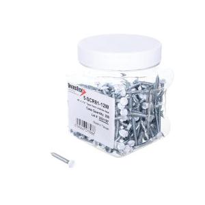 DiversiTech® 5-SCR81-12W Sheet Metal Screw, #8 Thread, 1-1/2 in OAL, Hex Head