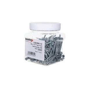 DiversiTech&reg; 5-SCR81-12 Screw, #8 Thread, 1-1/2 in OAL, Slotted Hex Washer Head, Hex, Slotted Drive, Sheet Metal