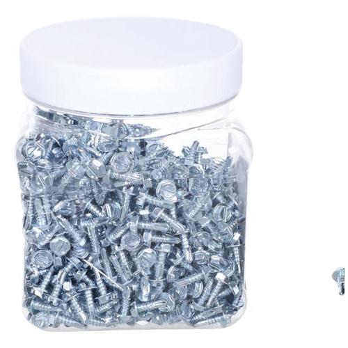 DiversiTech® 5-SCR81-2DP Sheet Metal Screw, #8 Thread, 1/2 in OAL, Steel, Silver