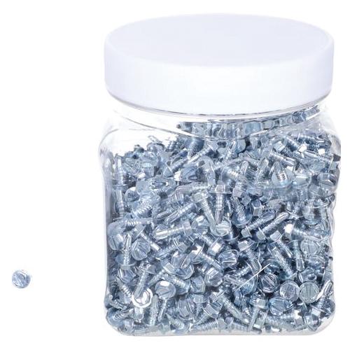 DiversiTech® 5-SCR81-2DP Sheet Metal Screw, #8 Thread, 1/2 in OAL, Steel, Silver