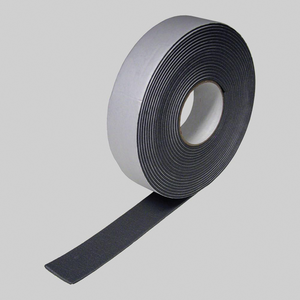 DiversiTech® 6-9718 Insulation Tape, 1/8 in Thick, 2 in W, 30 ft L, Black, Synthetic Rubber Adhesive
