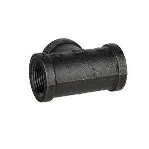 DiversiTech&reg; 95247141753 Tee, 1 in FPT x 1 in FPT x 1 in FPT, Iron, Black, 150 lb