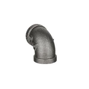 DiversiTech&reg; BPF-01 90 deg Elbow, 1/2 in Female Threaded x 1/2 in Female Threaded, Iron, Black