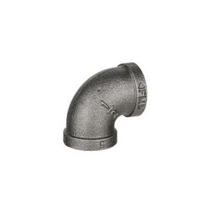 DiversiTech&reg; BPF-01 90 deg Elbow, 1/2 in Female Threaded x 1/2 in Female Threaded, Iron, Black