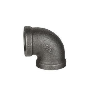 DiversiTech&reg; BPF-02 90 deg Elbow, 3/4 in Female Threaded x 3/4 in Female Threaded, Iron, Black
