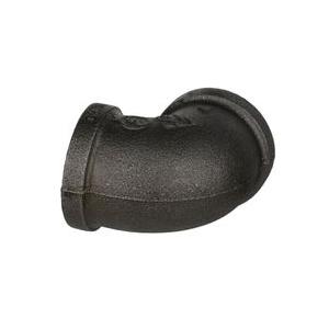 DiversiTech&reg; BPF-03 90 deg Elbow, 1 in Female Threaded x 1 in Female Threaded, Iron, Black