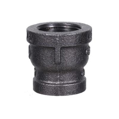 DiversiTech® BPF-10 Reducer Coupling, 3/4 in Female Threaded x 1/2 in Female Threaded, Iron, Black