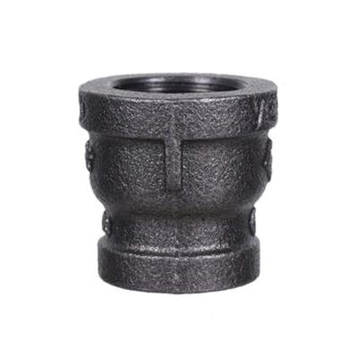DiversiTech® BPF-10 Reducer Coupling, 3/4 in Female Threaded x 1/2 in Female Threaded, Iron, Black
