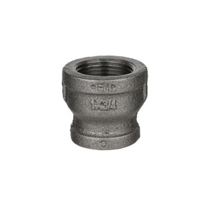 DiversiTech® BPF-12 Reducer Coupling, 1 in Female Threaded x 3/4 in Female Threaded, Iron, Black