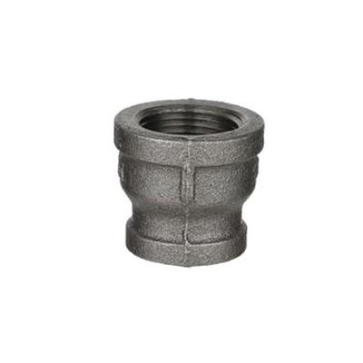 DiversiTech® BPF-12 Reducer Coupling, 1 in Female Threaded x 3/4 in Female Threaded, Iron, Black