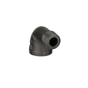 DiversiTech&reg; BPF-13 90 deg Street Elbow, 1/2 in Male Threaded x 1/2 in Female Threaded, Iron, Black