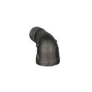 DiversiTech&reg; BPF-13 90 deg Street Elbow, 1/2 in Male Threaded x 1/2 in Female Threaded, Iron, Black
