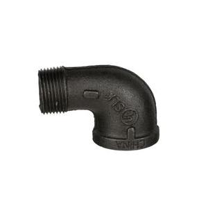 DiversiTech® BPF-14 90 deg Street Elbow, 3/4 in Male Threaded x 3/4 in Female Threaded, Iron, Black