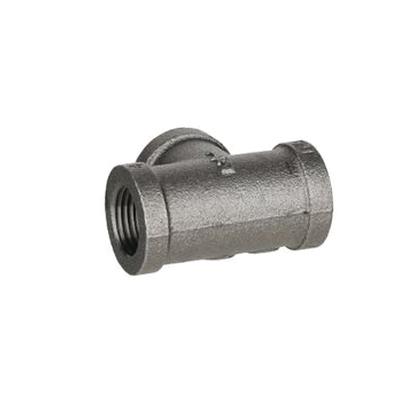 DiversiTech® BPF-16 Tee, 1/2 in Female Threaded x 1/2 in Female Threaded x 1/2 in Female Threaded, Iron, Black