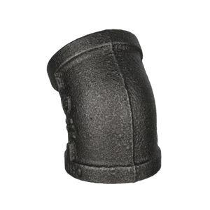 DiversiTech&reg; BPF-06 45 deg Elbow, 1 in FPT x 1 in FPT, Iron, Black, 150 lb