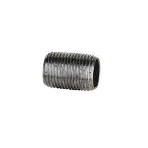 DiversiTech&reg; BPN Series BPN-1 Pipe Nipple, 1/2 in Male Threaded x 1/2 in Male Threaded, 1-1/8 in, Iron, Black, SCH 40
