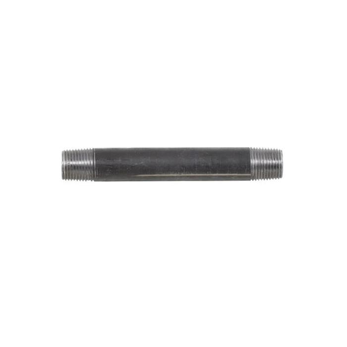 DiversiTech® BPN Series BPN-10 Pipe Nipple, 1/2 in Male Threaded x 1/2 in Male Threaded, 5-1/2 in, Iron, Black, SCH 40