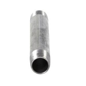 DiversiTech® BPN Series BPN-11 Pipe Nipple, 1/2 in Male Threaded x 1/2 in Male Threaded, 6 in, Iron, Black, SCH 40