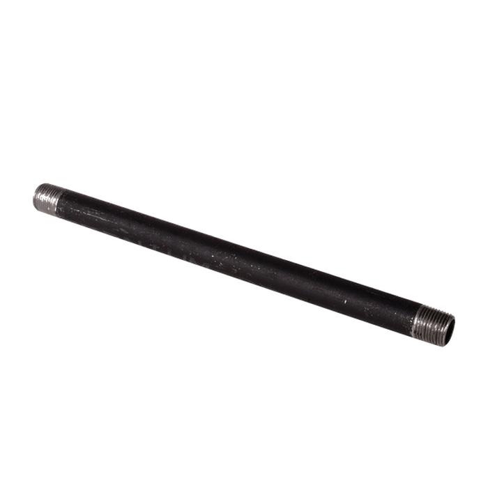 DiversiTech&reg; BPN Series BPN-17 Pipe Nipple, 1/2 in Male Threaded x 1/2 in Male Threaded, 12 in, Iron, Black, SCH 40